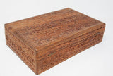 Anglo Raj Hand Carved Wooden Decorative Jewelry Box