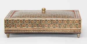 Moorish Decorative Sadeli Micro Mosaic Inlaid Jewelry Box