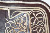Collectible Vintage Hand-tooled Leather African Berber Tribal Moroccan Bag 1960's
