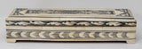 Moorish Islamic Mughal Raj Decorative Vizagapatam Carved Bone Jewelry Box India