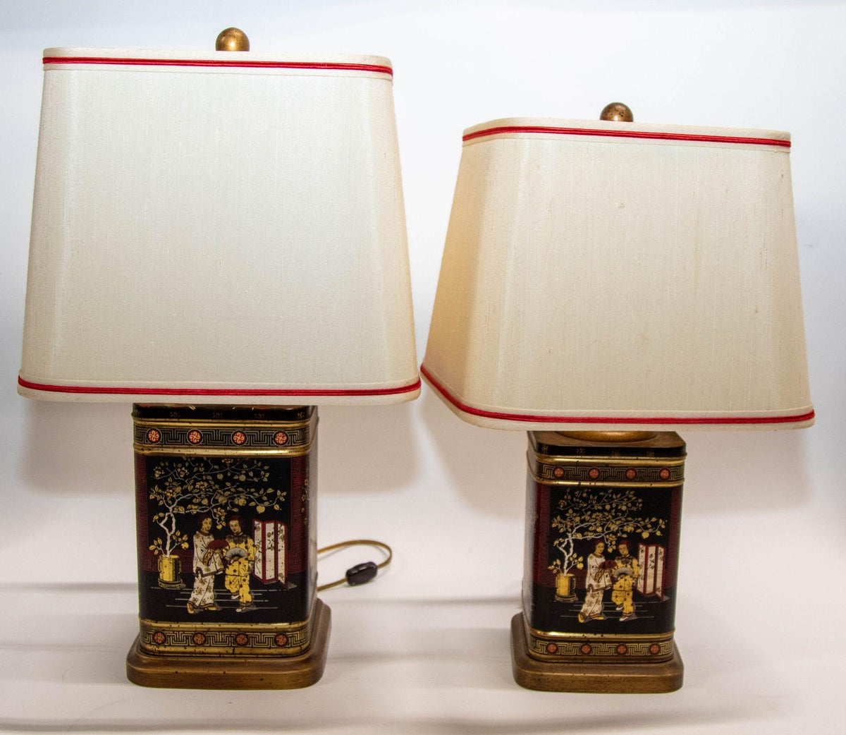 Frederick Cooper Chinoiserie Table Lamps Vintage Circa 1950’s — United States