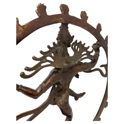 Asian Dancing Hindu Bronze Copper Shiva Nataraja Circa 1950 — additional view 6