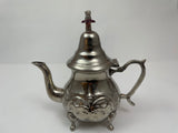 Vintage Moroccan Metal Silver Plated Tea Pot