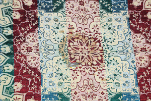 1920s Antique Granada Spain Moorish Islamic Tapestry with Arabic Writing