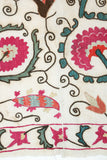 19th C. Suzani Bukhara Uzbekistan Antique Embroidered Islamic Art Textile Susani