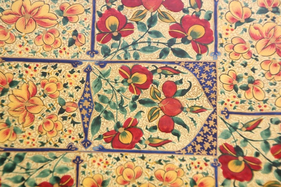 Hand Painted Rajasthani Lacquer Decorative Box