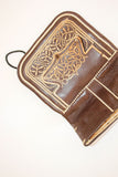 Collectible Vintage Hand-tooled Leather African Berber Tribal Moroccan Bag 1960's