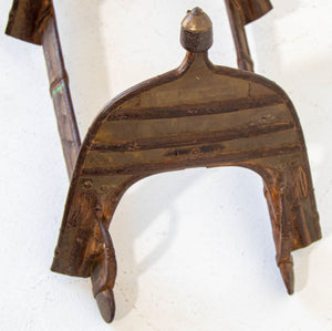 Antique Camel, Dromadaire Brass and Iron Saddle