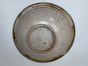 Antique Moroccan Moorish Handcrafted Ceramic Bowl Dish from Fez