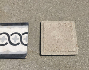 Moroccan Encaustic Cement Tile Sample with Modern Design