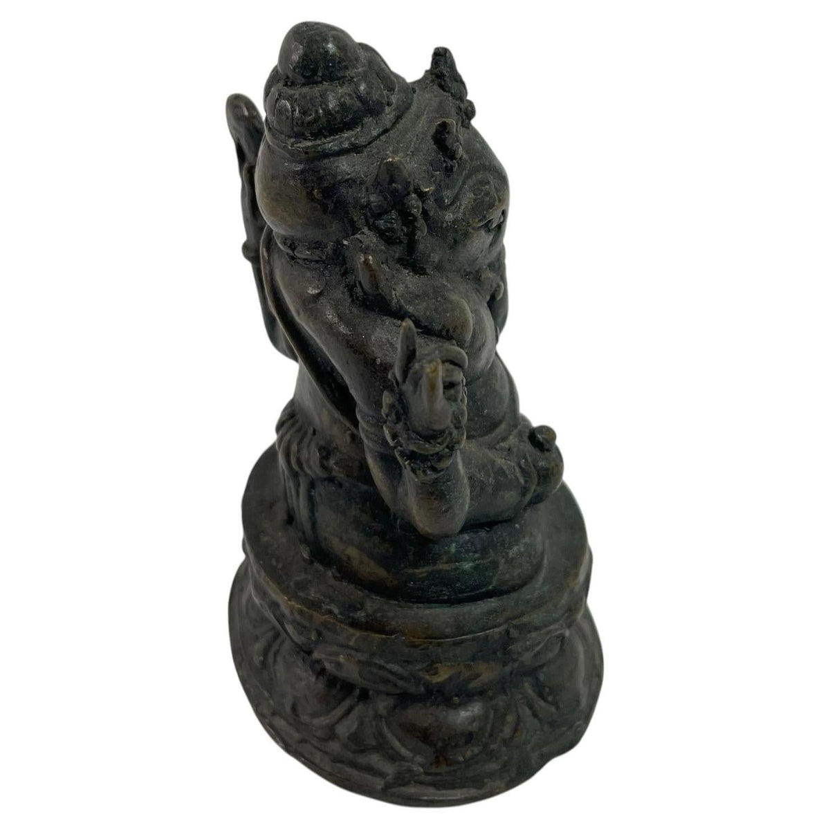 Bronze Statue Sculpture of Ganesh Indian or Nepalese Bronze Hindu Statue