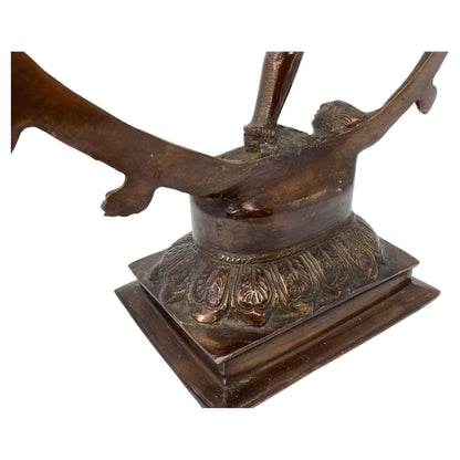 Asian Dancing Hindu Bronze Copper Shiva Nataraja Circa 1950 — additional view 5