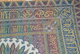 Antique Large Moorish Silk Textile Granada Spain Islamic Art