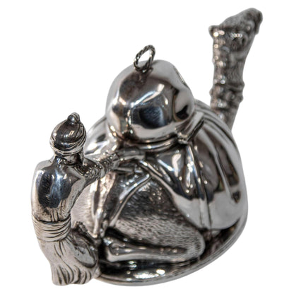 Camel Form "Karawan" Silver-Plated Teapot by Mariage Freres Paris France — detail view 3