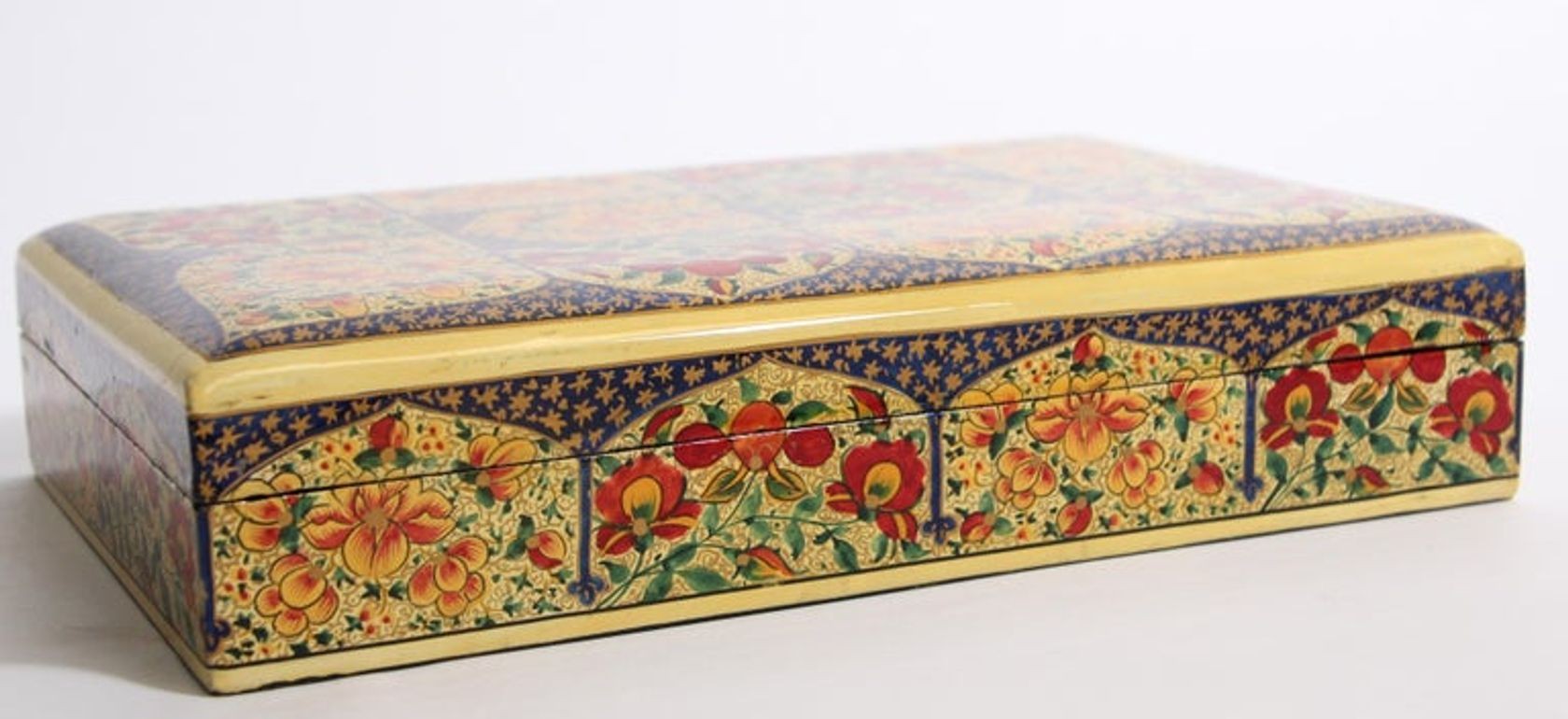 Hand Painted Rajasthani Lacquer Decorative Box