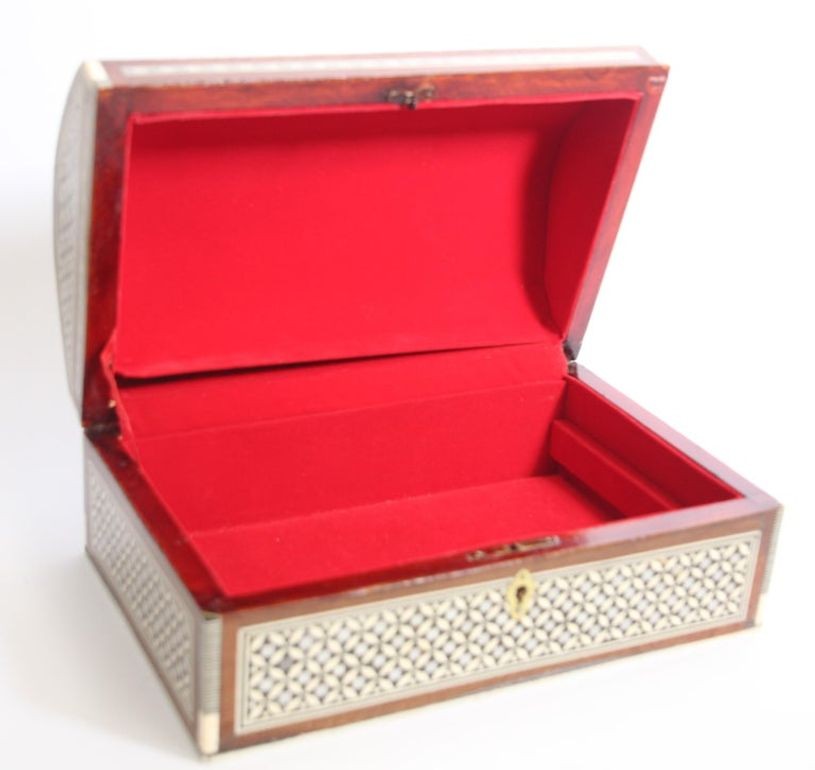 Handcrafted Middle Eastern Sadeli Jewelry Box