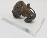 Antique Bronze of a Mythical Lion Beast