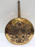 Moroccan Antique Large Tribal Drinking Flask in Polished Brass