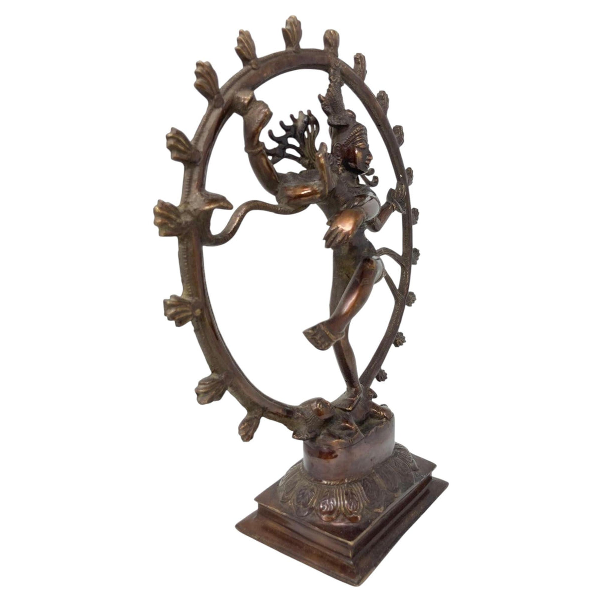 Asian Dancing Hindu Bronze Copper Shiva Nataraja Circa 1950 — additional view 4