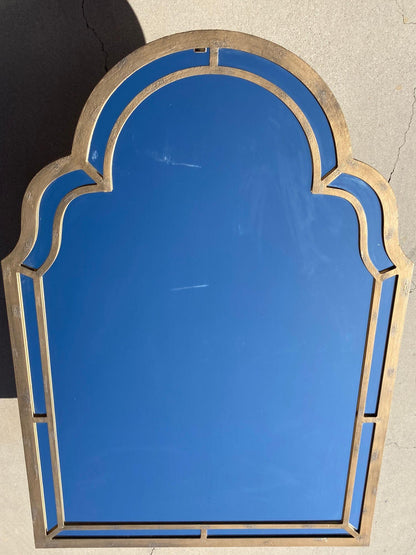 Large Forged Bronze Iron Arched Mirror 6ft 8 Spanish Moorish Colonial style — Mexico