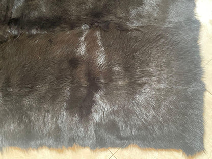 Minotti Alps Rug, Black Sheepskin, Hand-Crafted, Modern Design, Italy – view 18