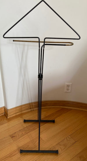 Vintage Folding Valet Metal Stand by Fratelli Reguitti 1950s