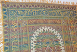 Antique Large Moorish Silk Textile Granada Spain Islamic Art