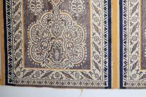 Antique Moroccan Moorish Silk Textile Tapestry Wall Hanging Hiti 19th C.