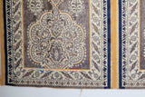 Antique Moroccan Moorish Silk Textile Tapestry Wall Hanging Hiti 19th C.