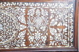 1 Large 19th-Century Ottoman Levantine Mother-of-Pearl Inlaid Dowry Chest