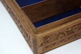Anglo Raj Hand Carved Wooden Decorative Jewelry Box
