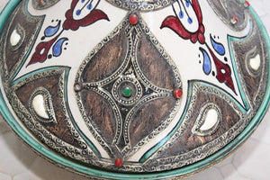 Moroccan Ceramic Tajine from Fez