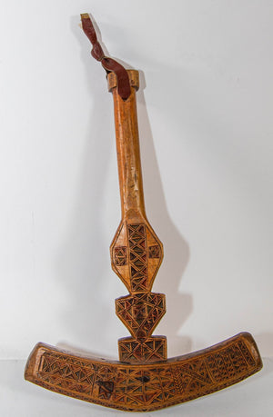 Moroccan Berber Wooden Sugar Hammer Marteau a Sucre Deggaga