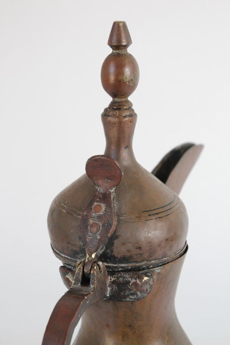 Antique Dallah Arabic Middle Eastern Coffee Pot