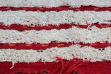 1960s Moroccan Vintage Berber Textile with Sequins North Africa, Handira