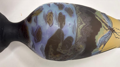 Art Nouveau Cameo Vase Signed Emile Galle 14 inches — additional view 20