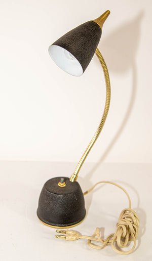 1950s Gooseneck Desk Small Table Lamp