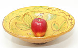 Glazed Islamic Hispano-Moresque Earthenware Dish Yellow Bowl