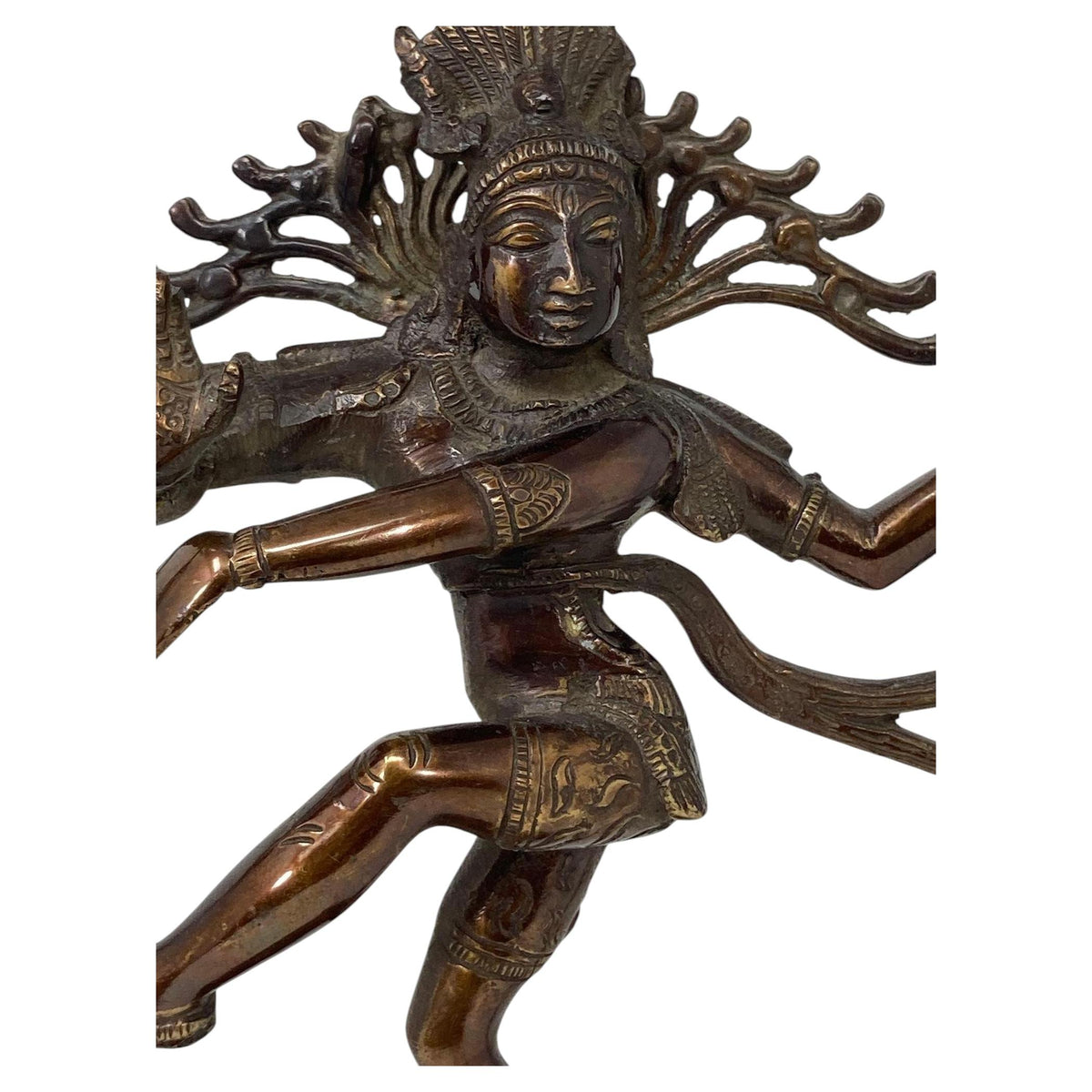 Asian Dancing Hindu Bronze Copper Shiva Nataraja Circa 1950 — additional view 18