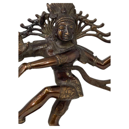 Asian Dancing Hindu Bronze Copper Shiva Nataraja Circa 1950 — additional view 18