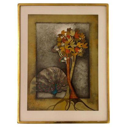 Graciela Rodo Boulanger Peacock For Sophie Signed and Numbered Lithograph 1979 — additional view 4