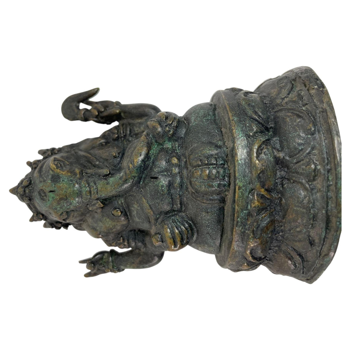 Bronze Statue Sculpture of Ganesh Indian or Nepalese Bronze Hindu Statue
