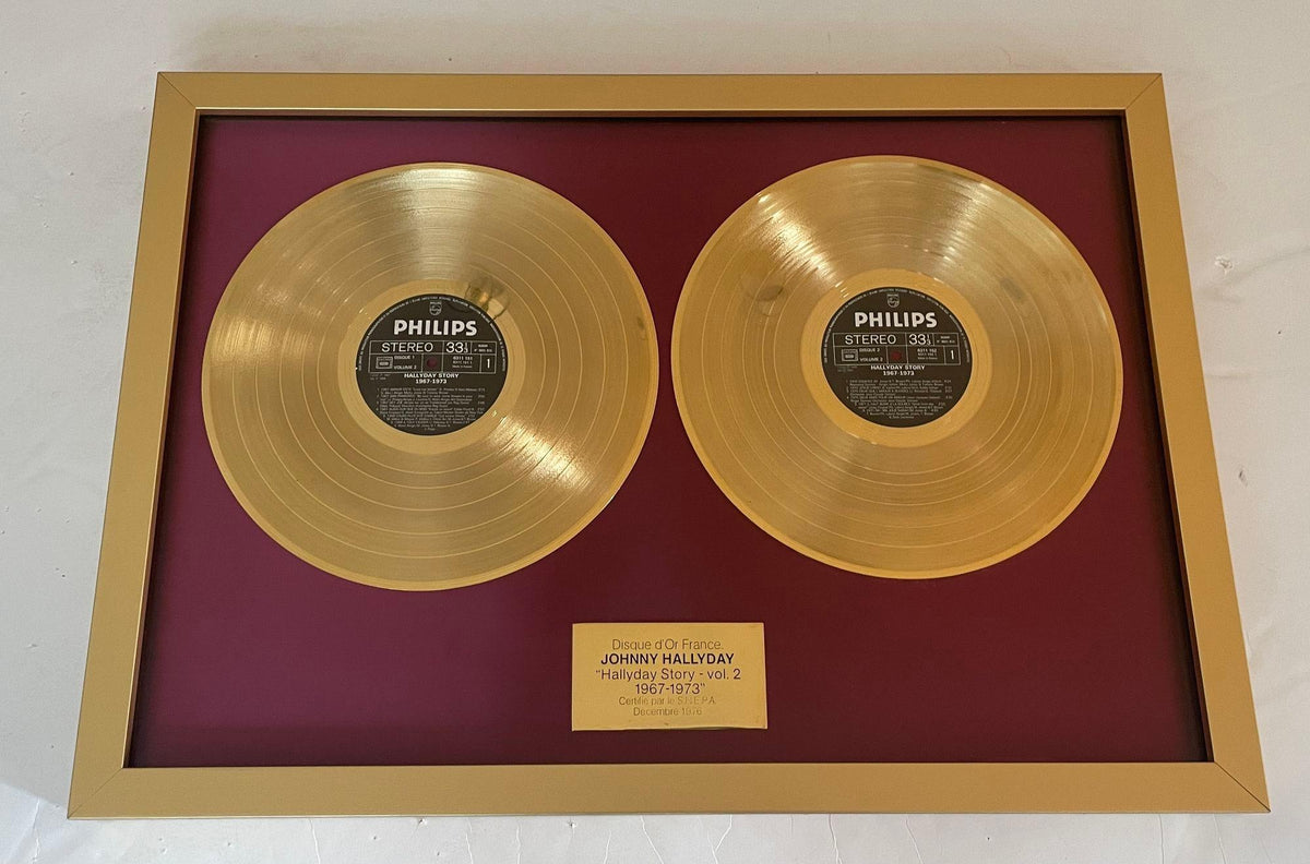 Official Gold Record Award France Johnny Halliday Story 1967-1973 Vol.2 — additional view 2