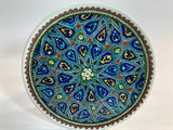 Hand Painted Ceramic Decorative Moorish Plate 1950s