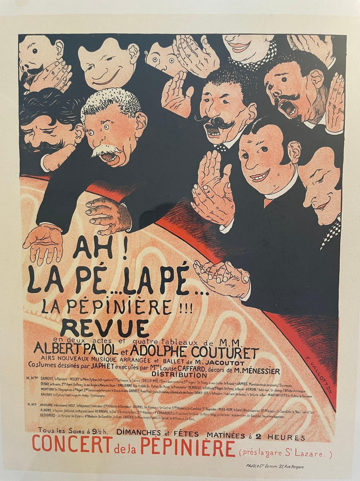 Vallotton French Poster by Les Maîtres de l’Affiche Ah la Pé la Pé la Pépinierè — additional view 10
