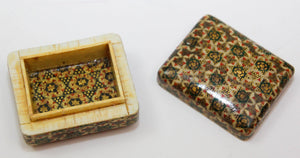 Handmade Vintage Wooden Khatam Indo Persian Box
