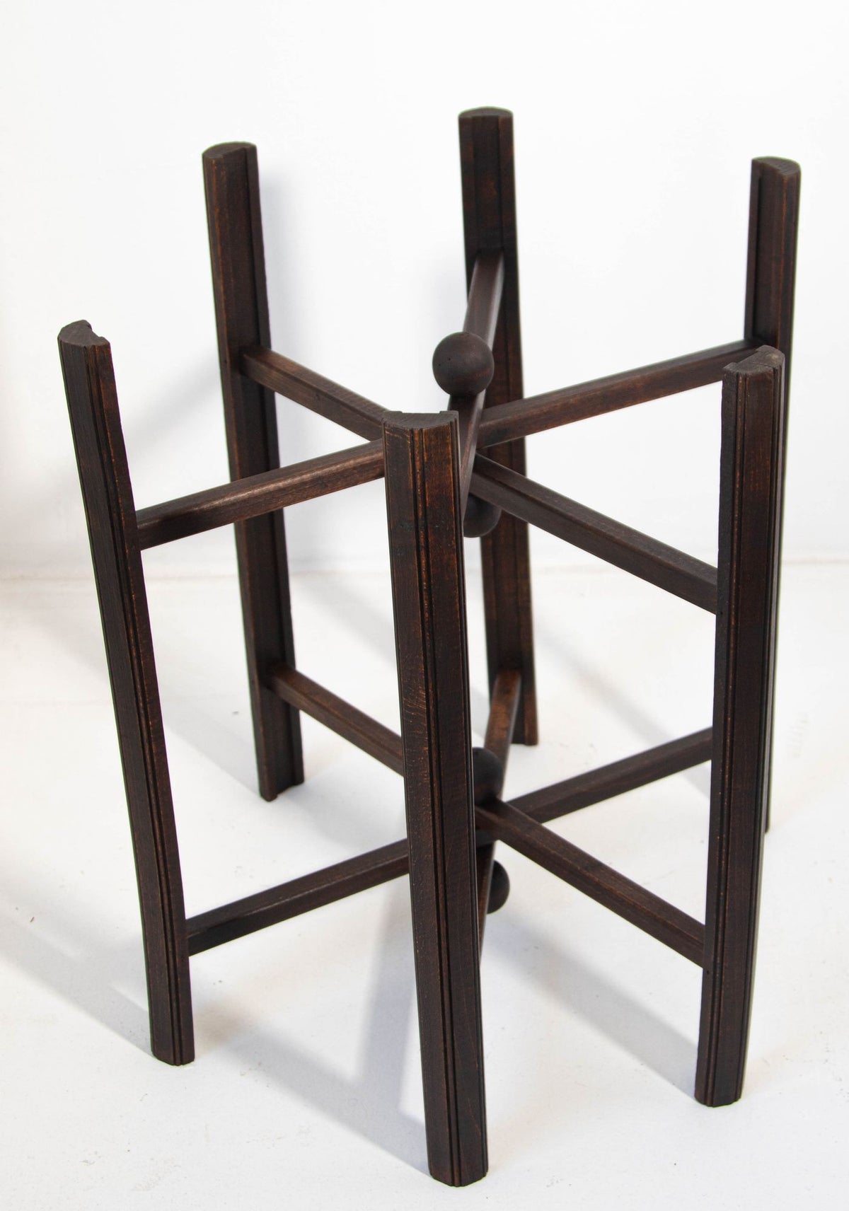 Moorish Islamic Brass Tray Table, Handcrafted in Spain, 1920s Design