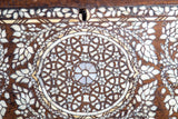1 Large 19th-Century Ottoman Levantine Mother-of-Pearl Inlaid Dowry Chest