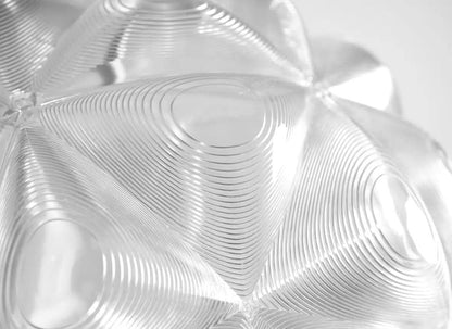 Tom Dixon Lens Clear Polycarbonate Globe Pendant Chandelier, Discontinued