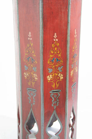 Moroccan Moorish Pedestal Octagonal Table 1960s